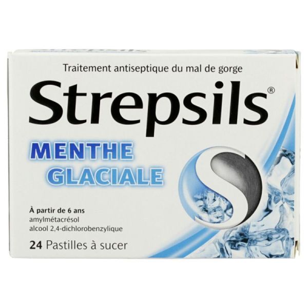 Strepsils Menthe Glaciale - Boite De 24 P