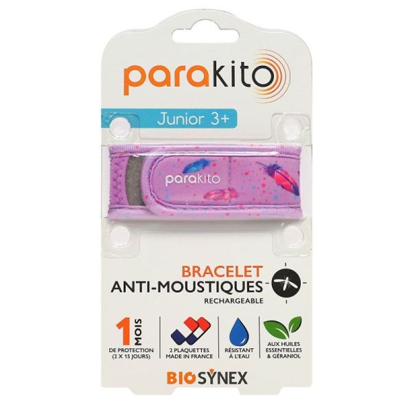 Parakito Bracelet Anti-Moustique Junior Plume