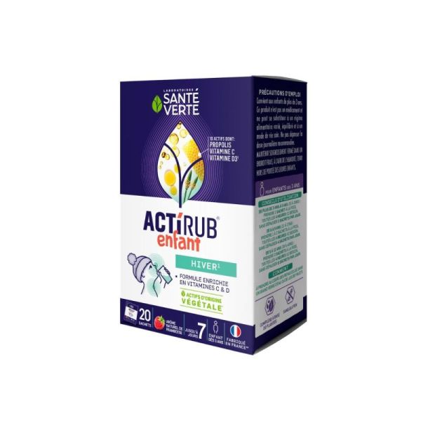 Sante Verte - Actirub Enfant Framboise 20