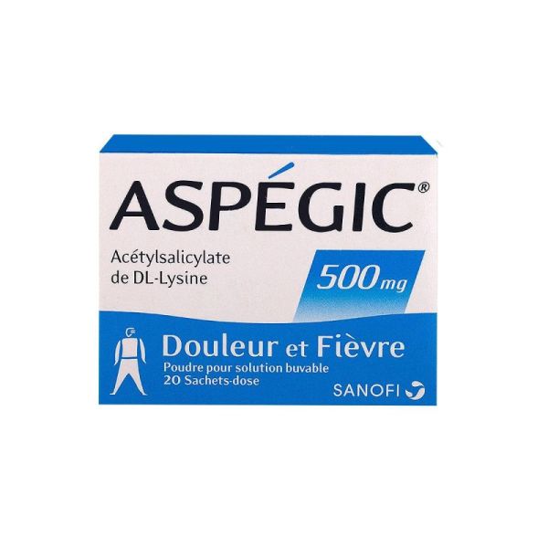 Aspegic 500Mg Pdr Sol Buv B/20Sach
