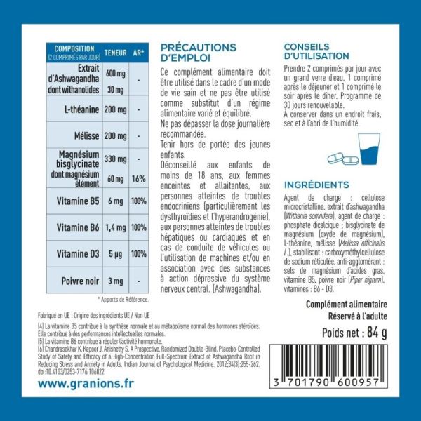 Granions Cortisol Balance Cpr60