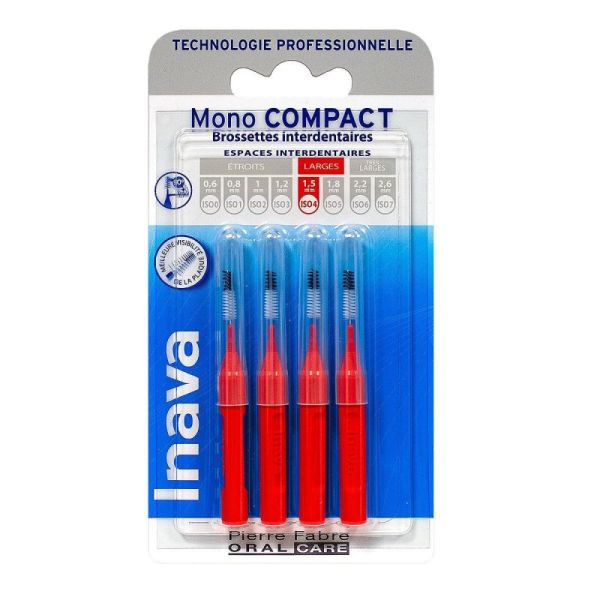 Inava - Mono Comp Brossett Rge Blister/4