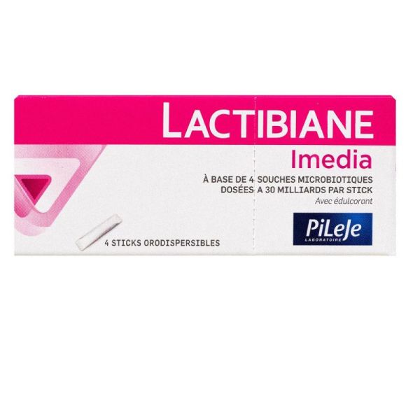 Pileje - Lactibiane Imedia - 4 Sticks Oro