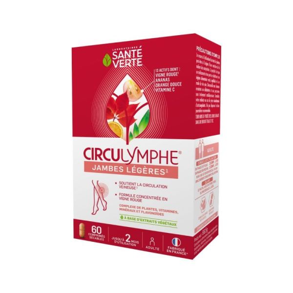 Sante Verte - Circulymphe - 60 Comprimes