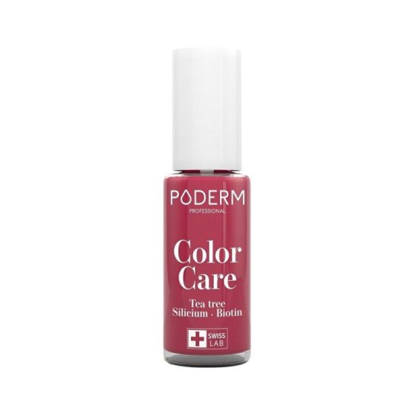 Poderm - Color Care Vernis Rouge Rose 8Ml