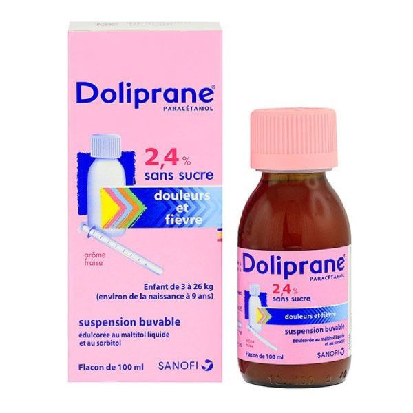 Doliprane 2,4 Susp Buv Fl/100Ml11