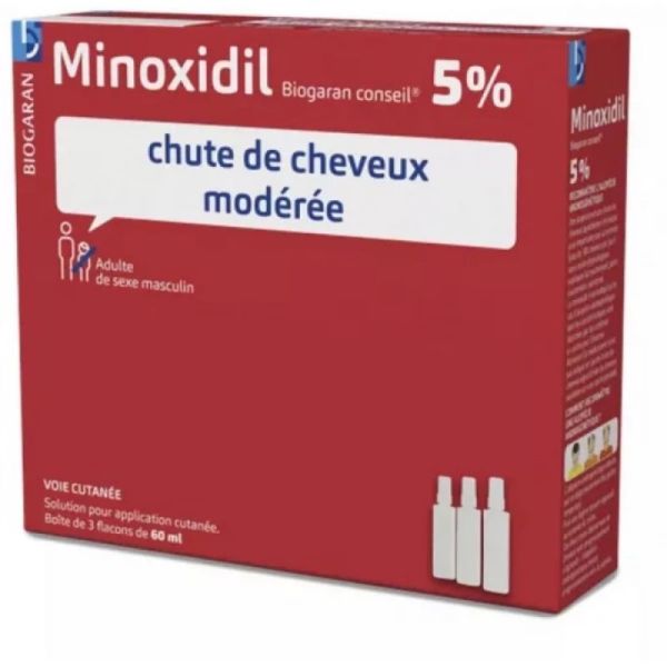 Minoxidil Bgc 5  Sol Fl 3X60Ml