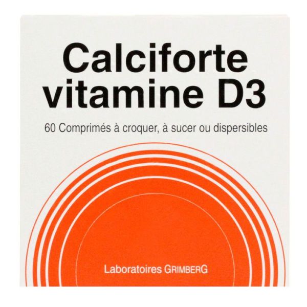Calciforte Vit D3 Cpr Crsd Plq/60Cp