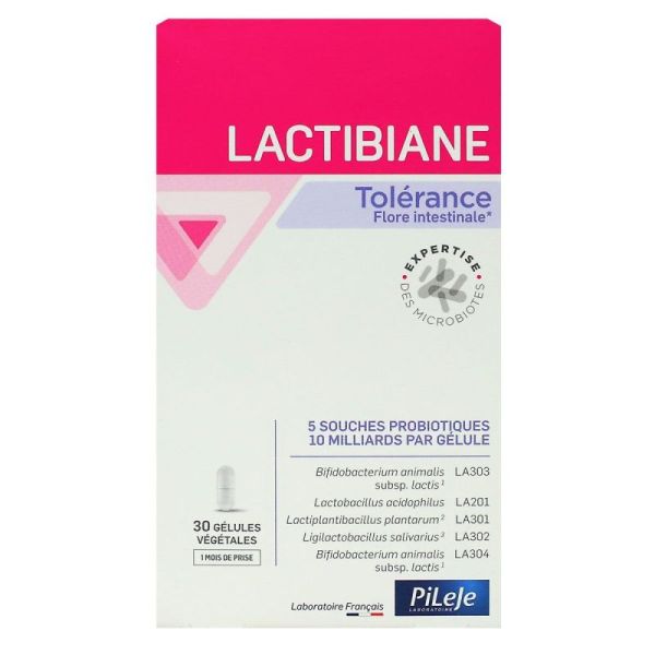 Pileje - Lactibiane Tolerance - 30 Gelule