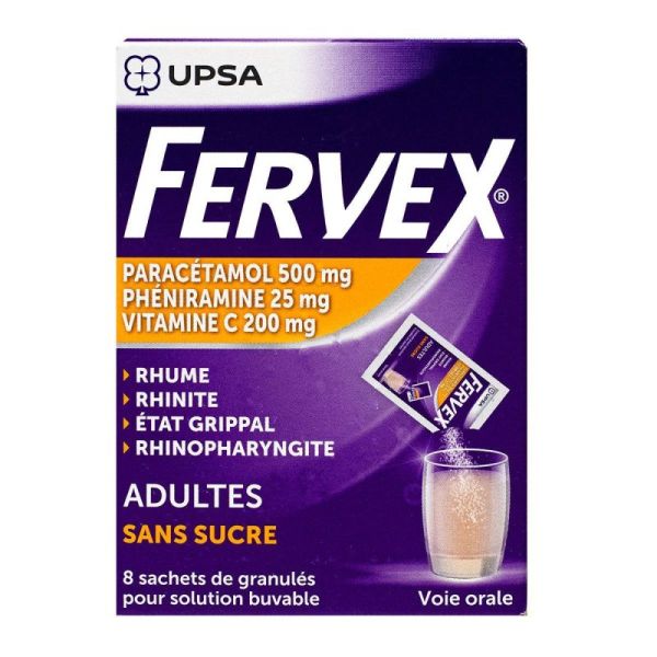 Fervex Gl Sol Buv Ss Suc B/8Sach