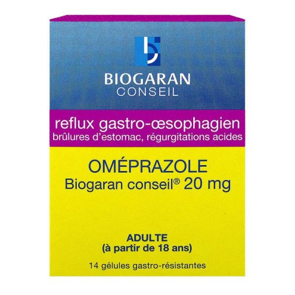 Omeprazole Biog - Conseil 20Mg - 14Gel