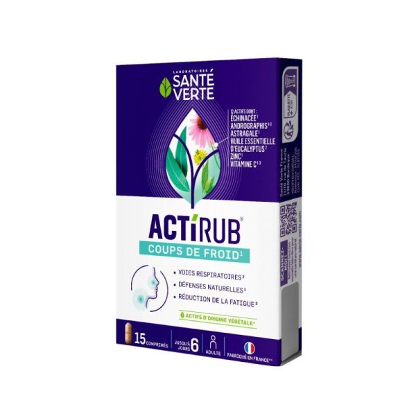 Sante Verte - Actirub Comprimes - Bte 15C