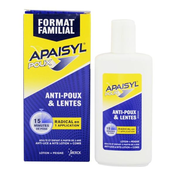Apaisyl Poux Sh  Peigne 200Ml